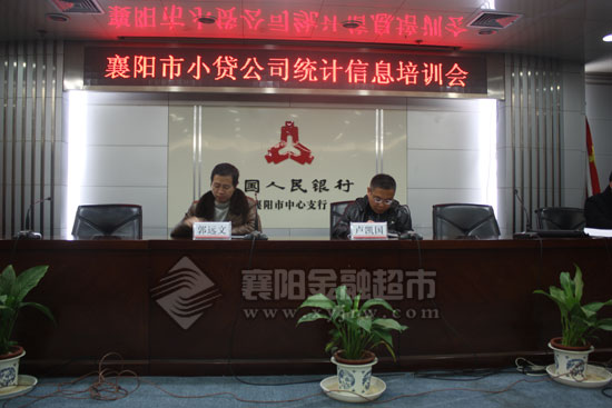襄阳市小贷公司统计信息培训会